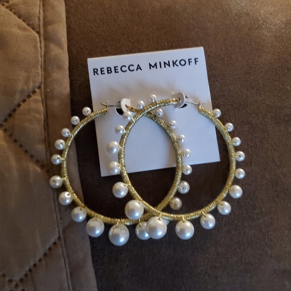Rebecca Minkoff Pearl earrings
